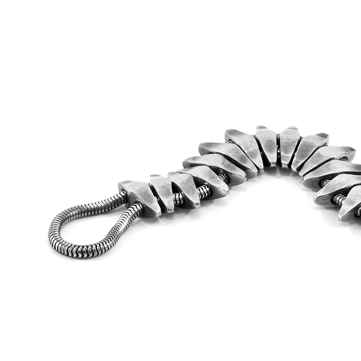 Anchor & Crew Delta Anchor Maxi – Silver Chain Bracelet - British Handmade