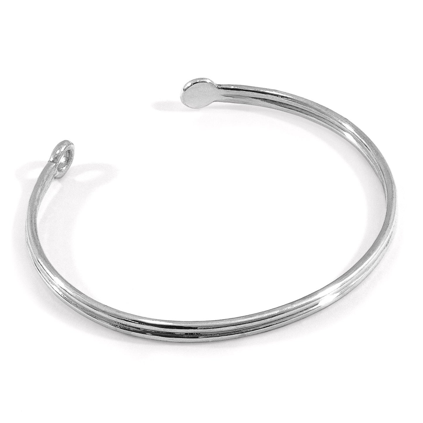 925 Sterling Silver Bangle - Eternal Knot