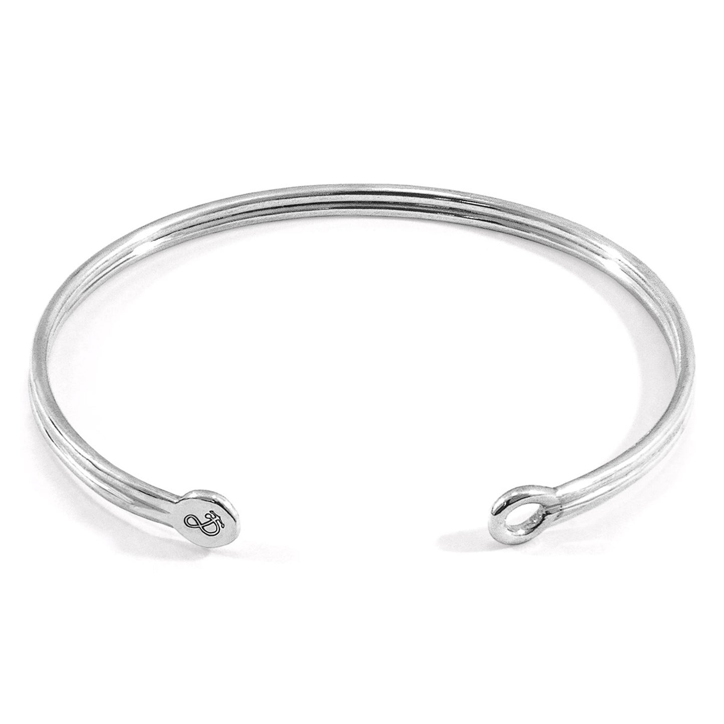 925 Sterling Silver Bangle - Eternal Knot