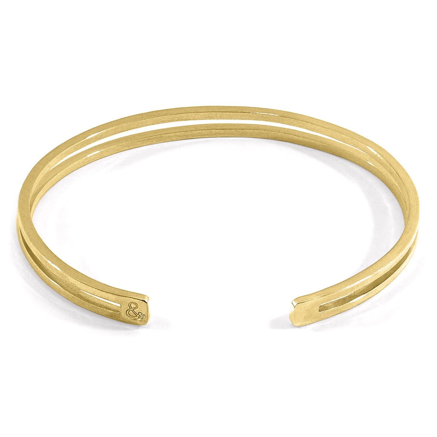 Lustre – 9ct Yellow Gold Bangle - British Handmade
