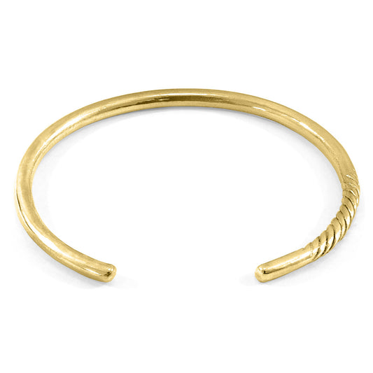 Aquila – 9ct Yellow Gold Bangle -British Handmade