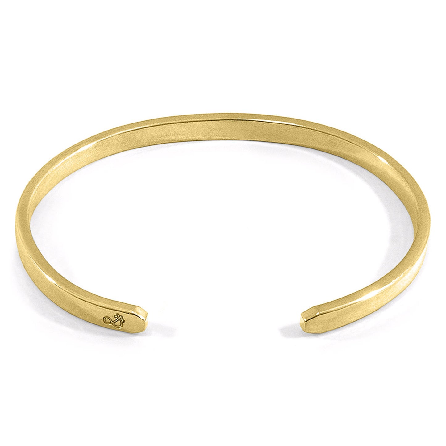 Nautis – 9ct Yellow Gold Bangle – Handmade British Jewelry
