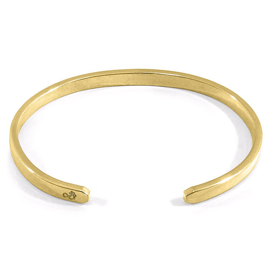 Nautis – 9ct Yellow Gold Bangle – Handmade British Jewelry