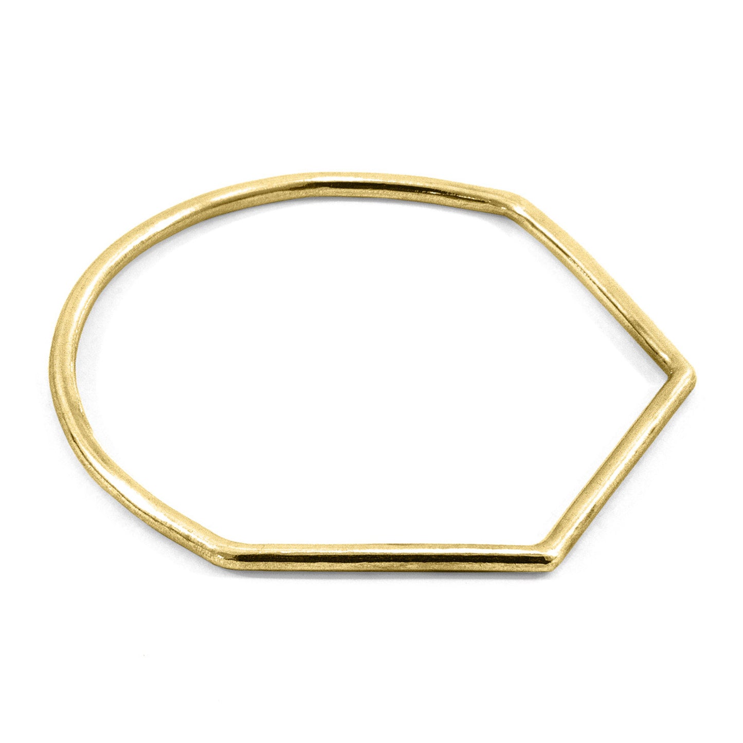 Eclipse – 9ct Yellow Gold Bangle – Handmade British Jewelry