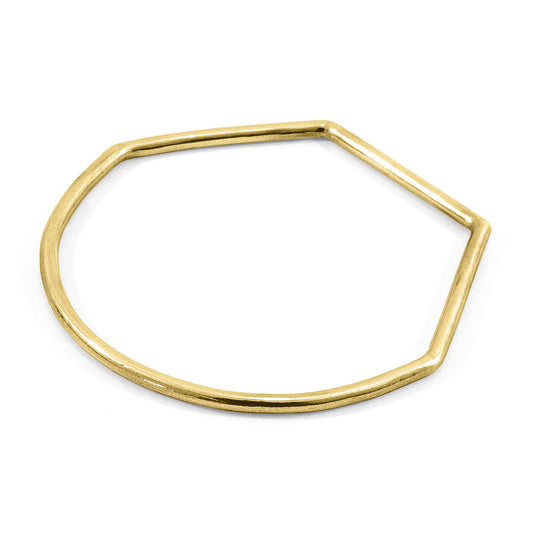 Eclipse – 9ct Yellow Gold Bangle – Handmade British Jewelry