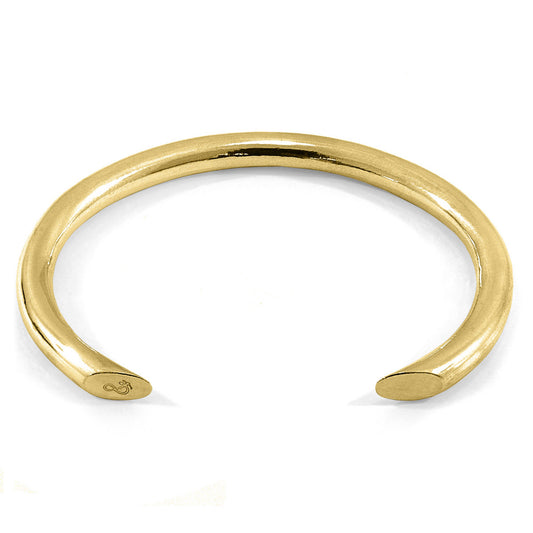 Marquis – 9ct Yellow Gold Bangle – Handmade British Jewelry