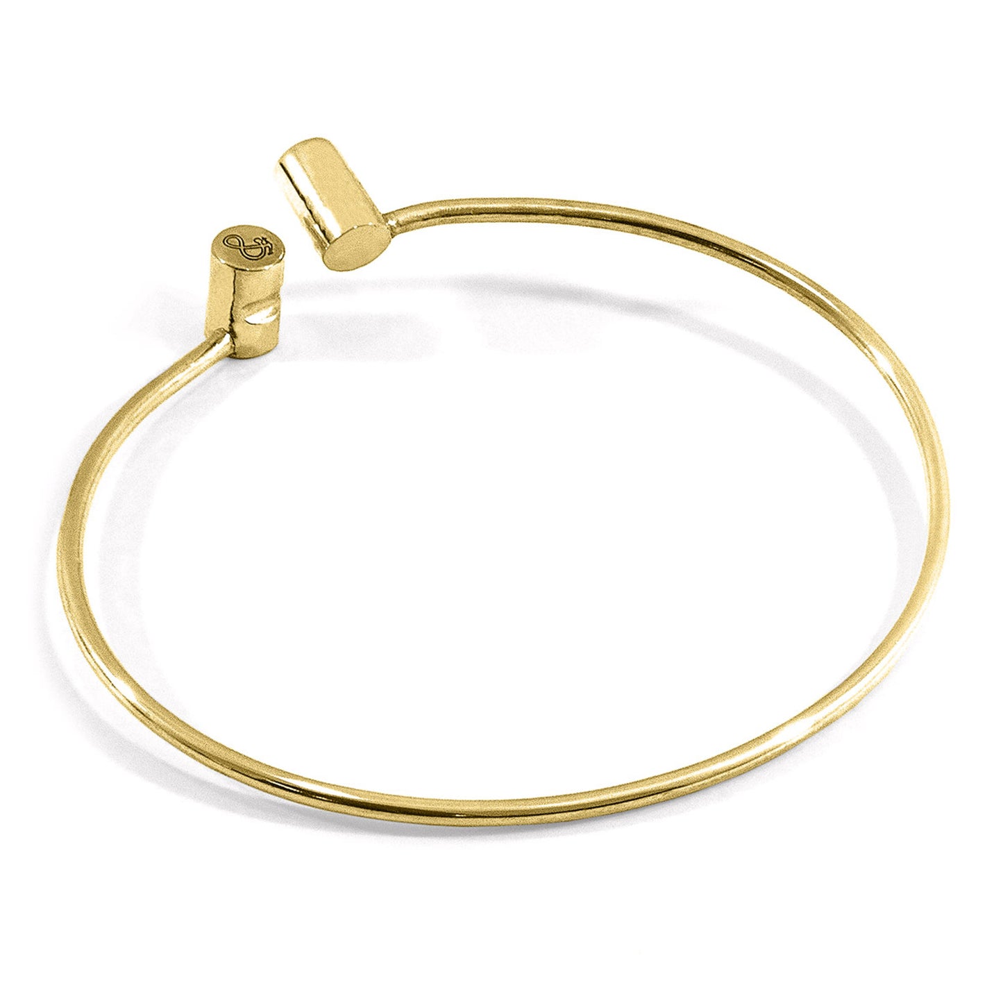 Sara Bangle – Capsule Midi Geometric Design & Solid 9ct Yellow Gold – Handmade British Jewelry