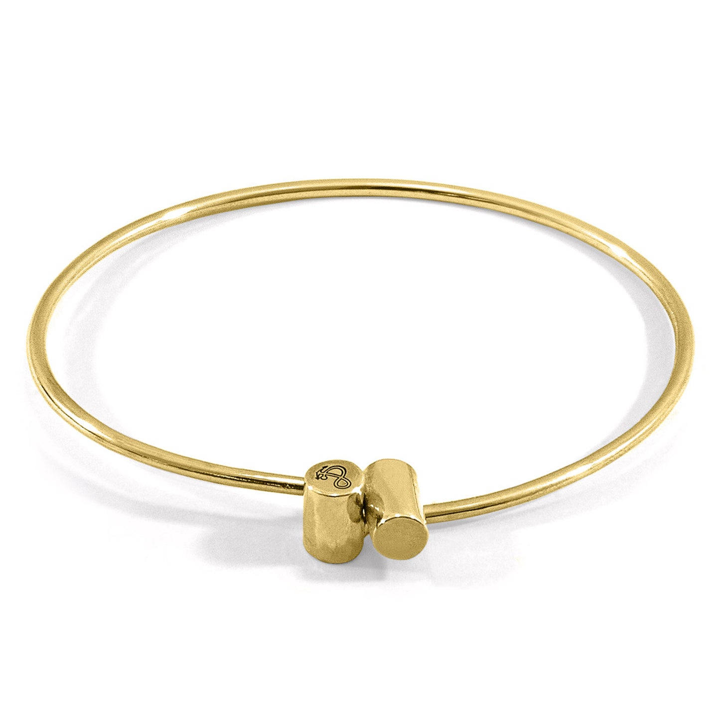 Sara Bangle – Capsule Midi Geometric Design & Solid 9ct Yellow Gold – Handmade British Jewelry