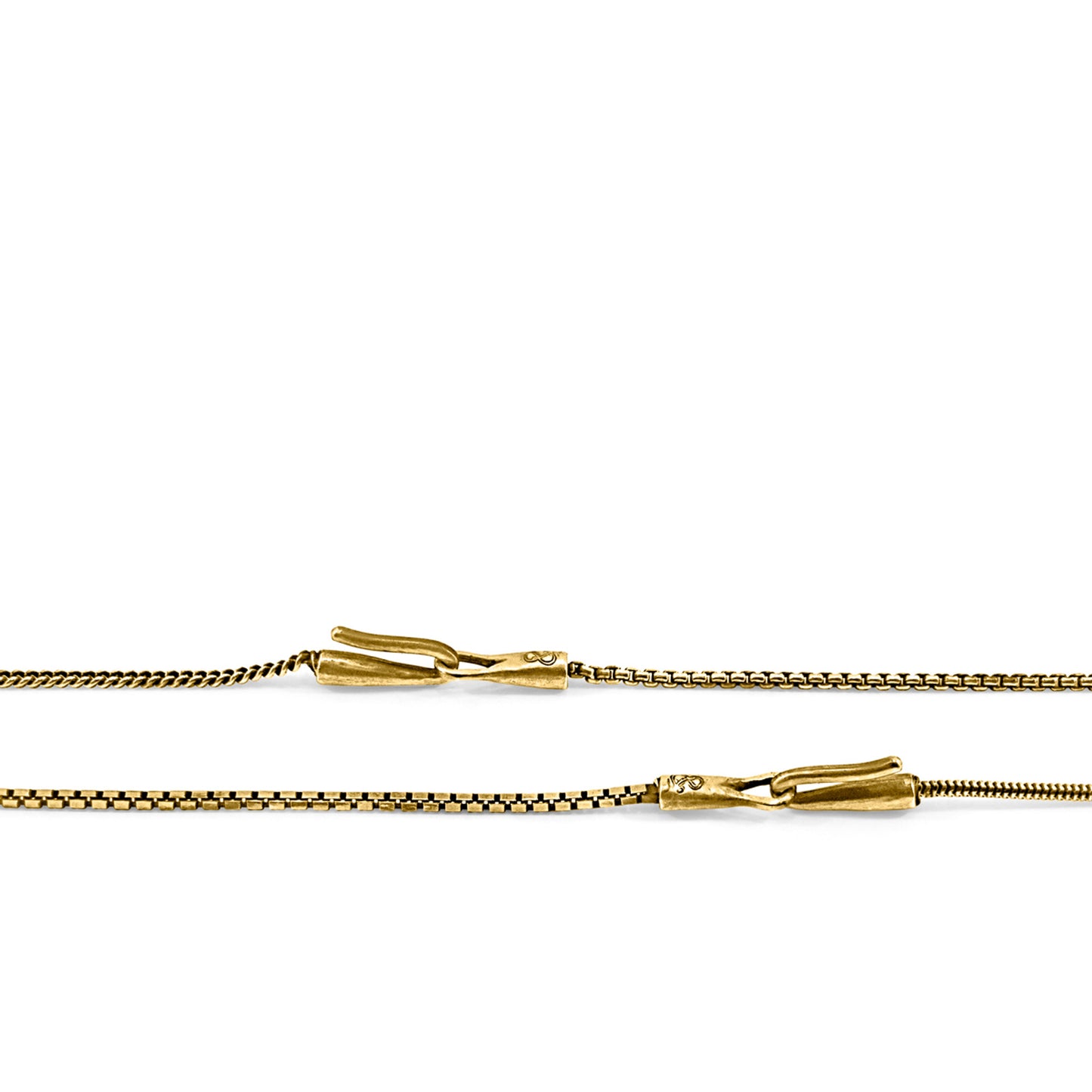 Eterna Bracelet – Solid 9ct Yellow Gold Chain – Handmade British Skinny Design