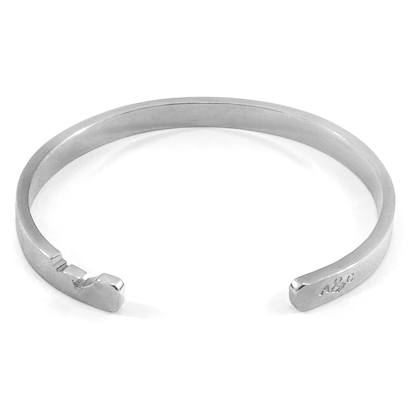 925 Sterling Silver Bangle - Paris Elegance