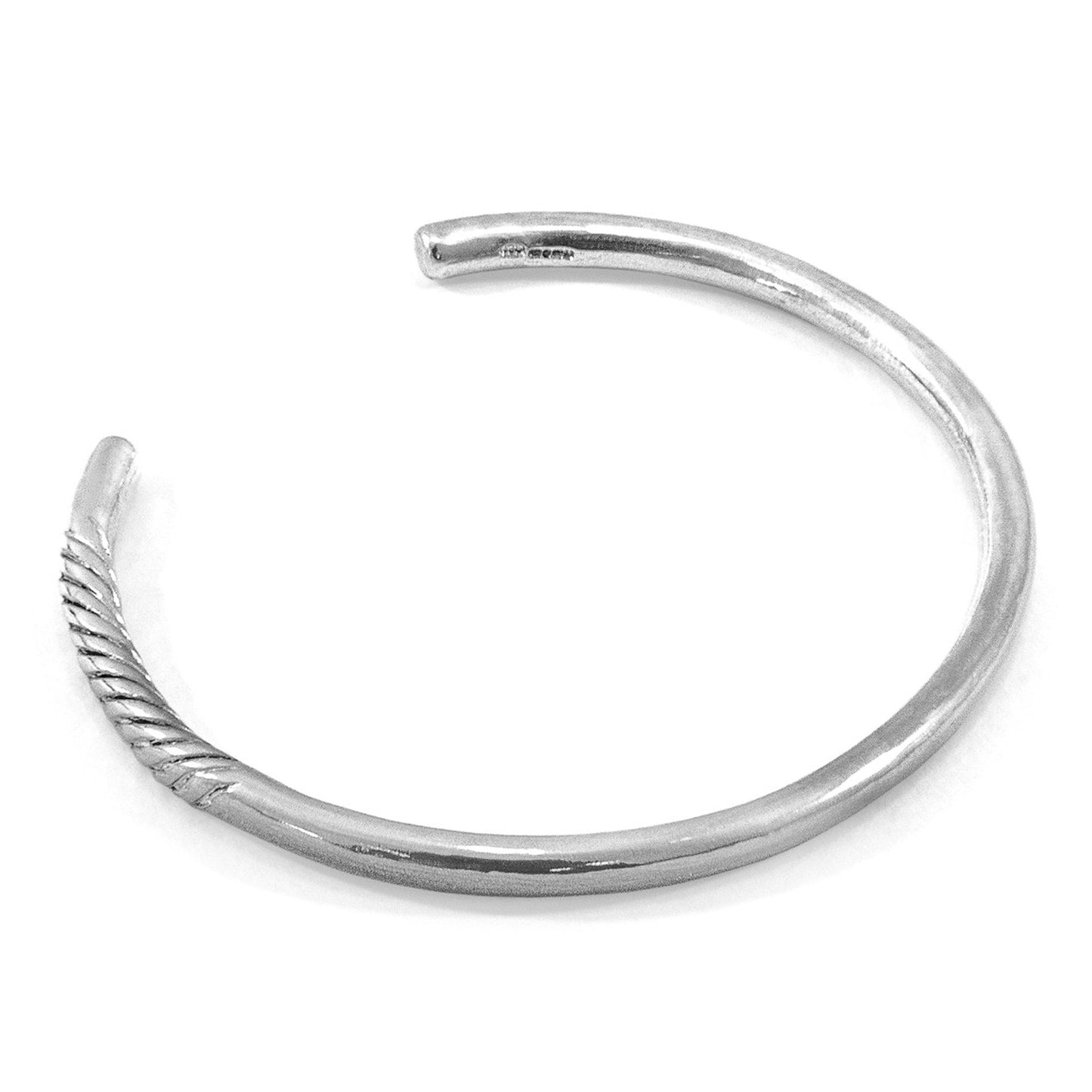 925 Sterling Silver Bangle - Royal Drift