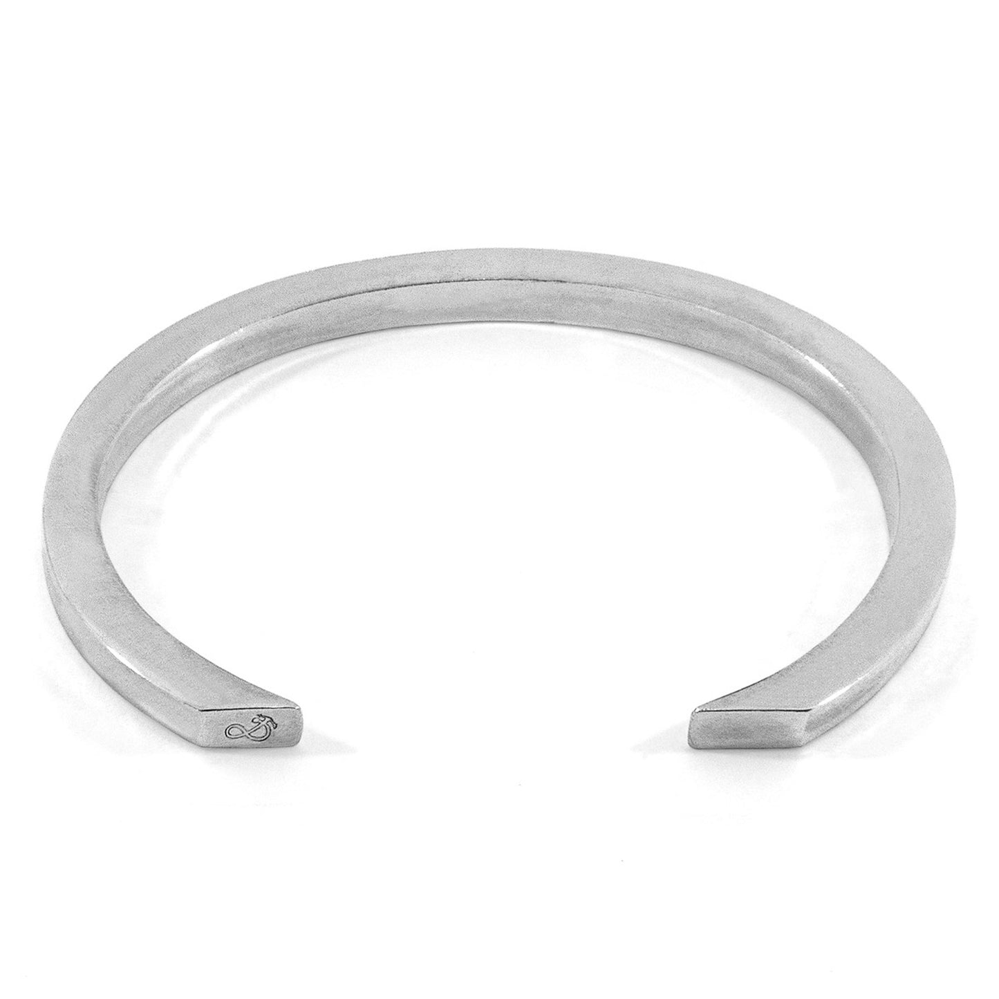 925 Sterling Silver Bangle - Dam Square Bangle