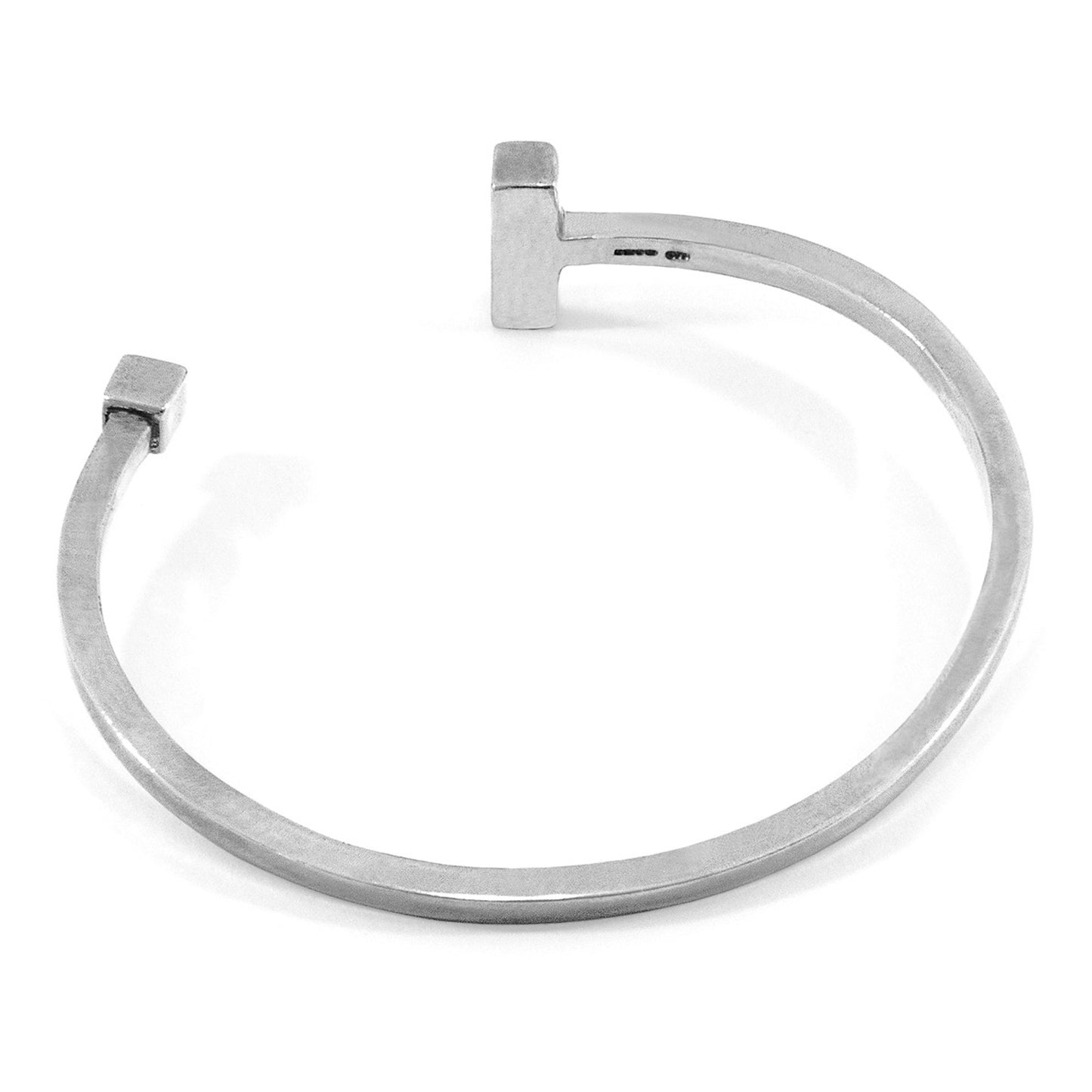 925 Sterling Silver Bangle - Time Square Bangle