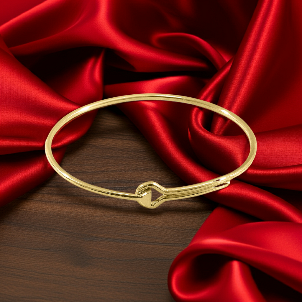 Bracelet Anchor & Crew Sutton Gate – Motif géométrique Midi en or jaune massif 9 carats – Bijoux britanniques faits main