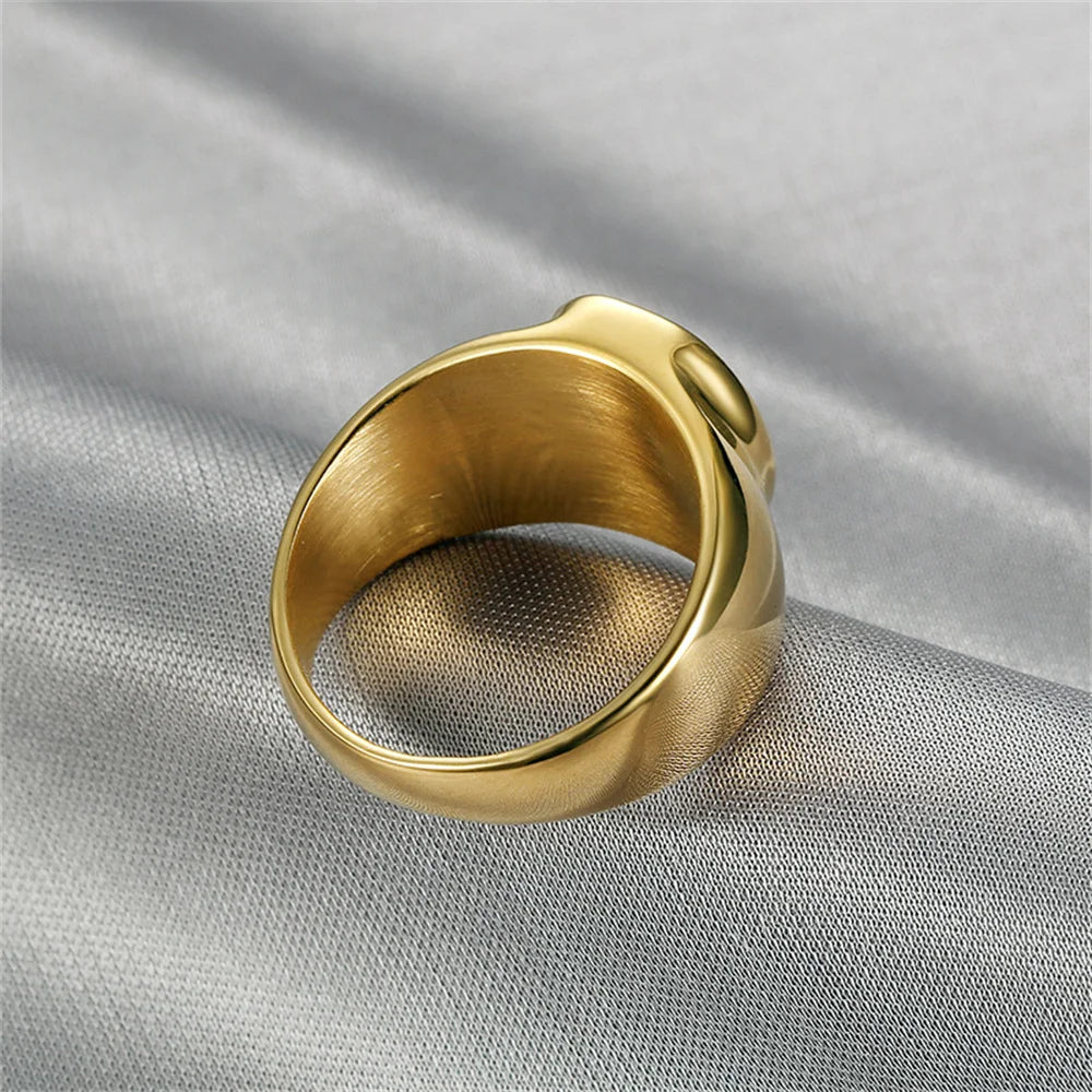 Unisex Punk Masonic Master Ring 2025