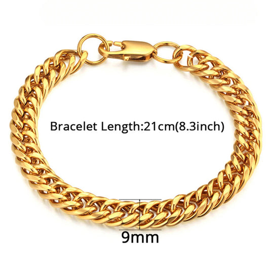 Men’s Thick Miami Cuban Chain Bracelet