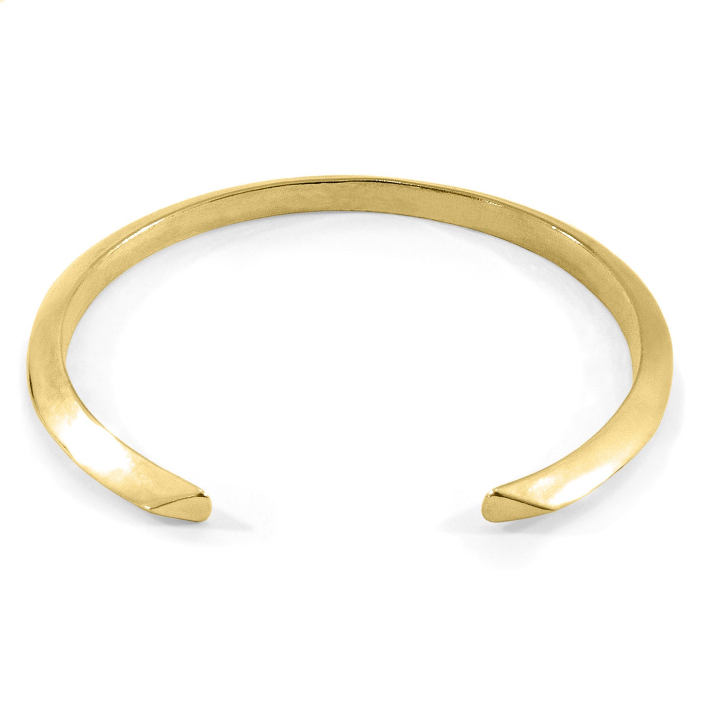 Trident – 9ct Yellow Gold Bangle - British Handmade