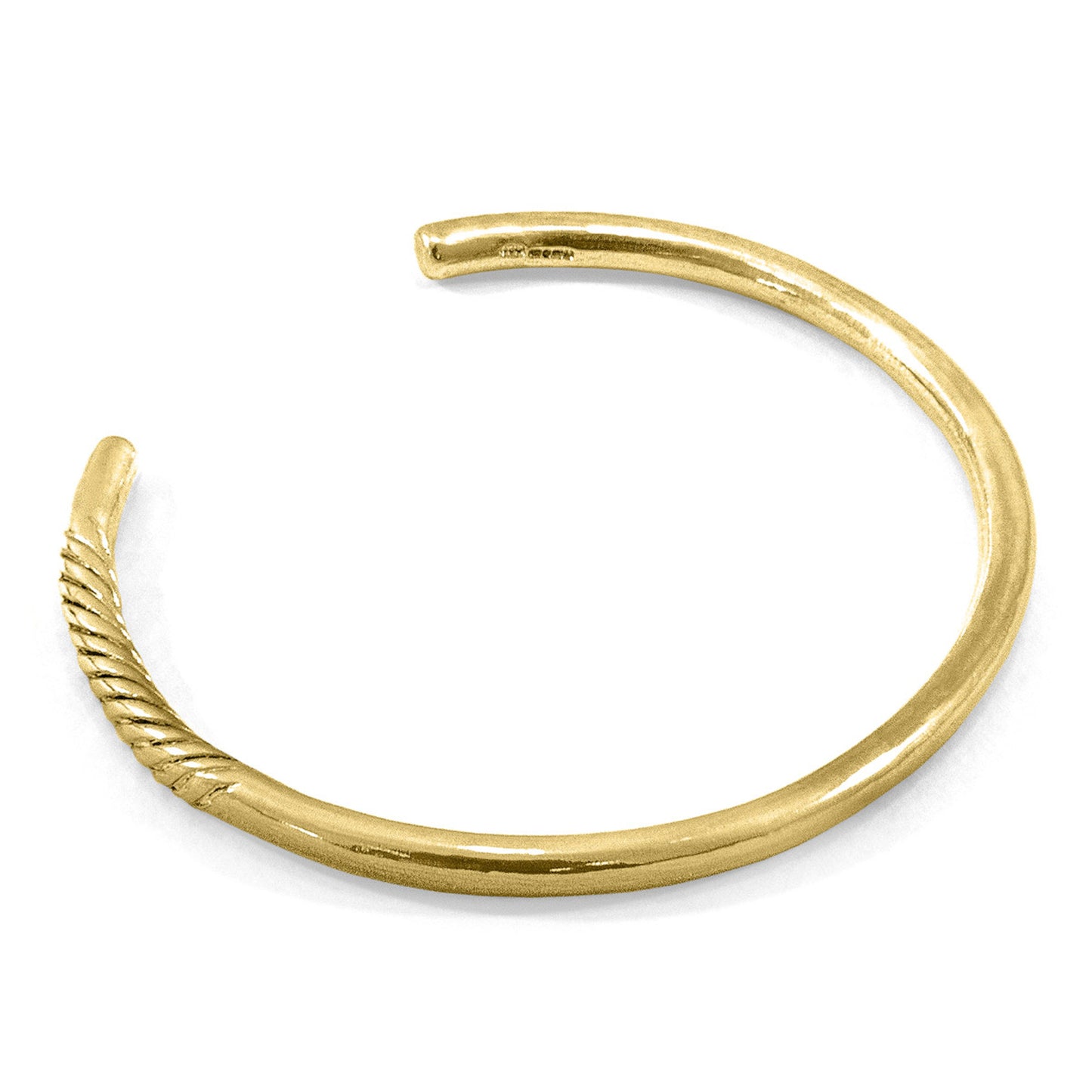 Aquila – 9ct Yellow Gold Bangle -British Handmade