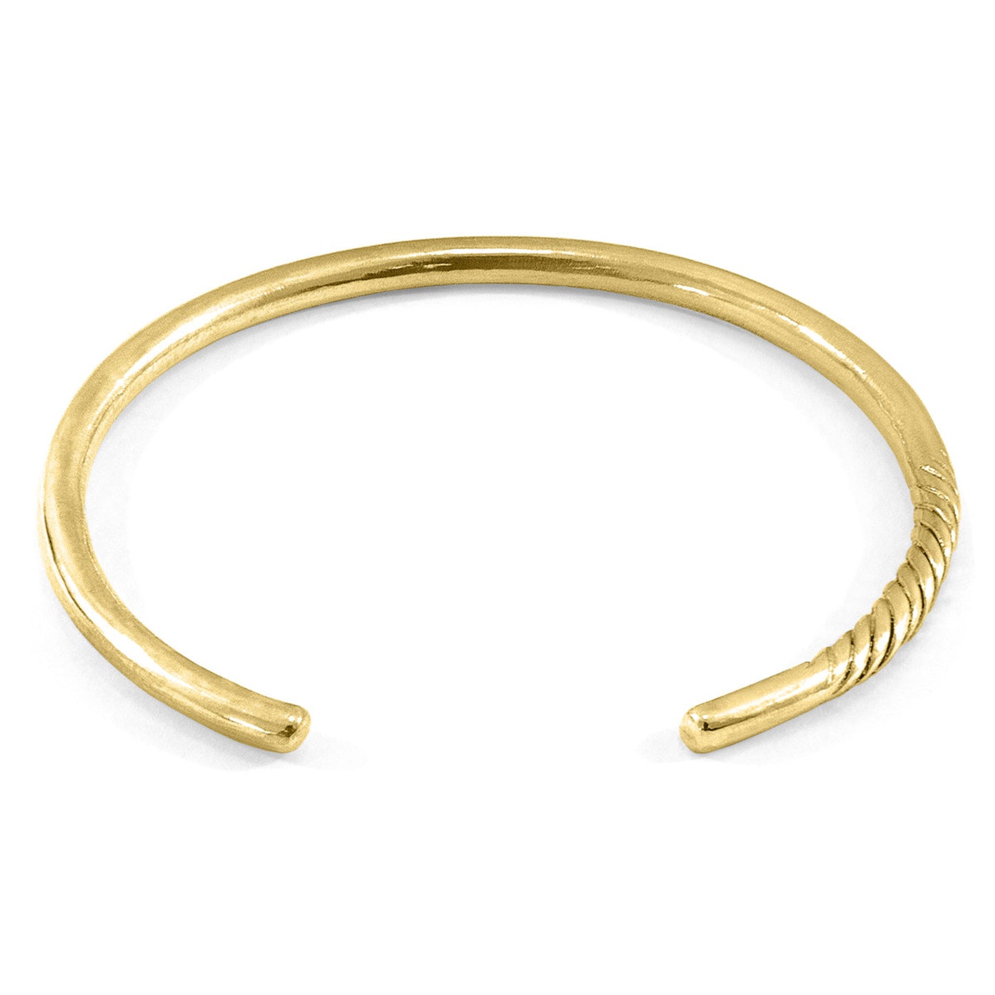Aquila – 9ct Yellow Gold Bangle -British Handmade