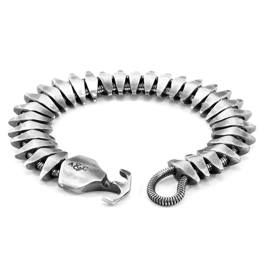 Anchor & Crew Delta Anchor Maxi – Silver Chain Bracelet - British Handmade