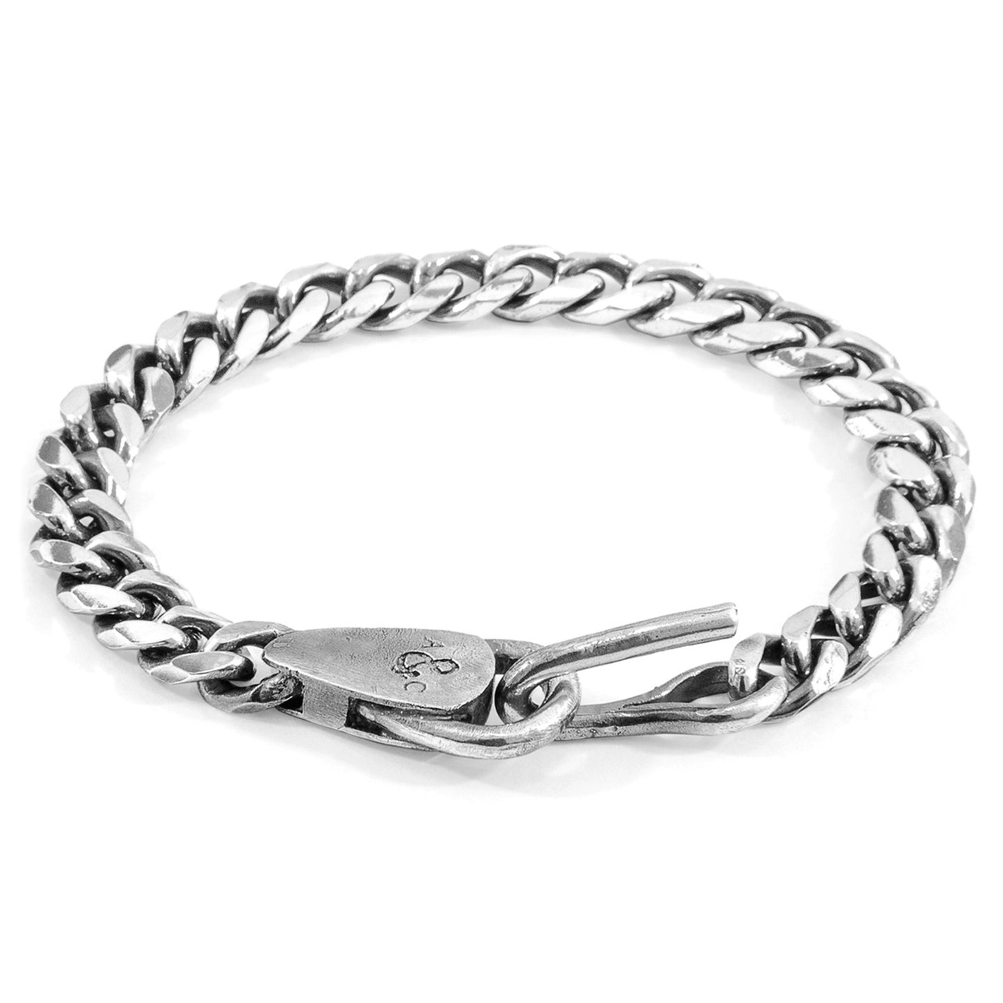 925 Sterling Silver Bracelet - Crystal Link