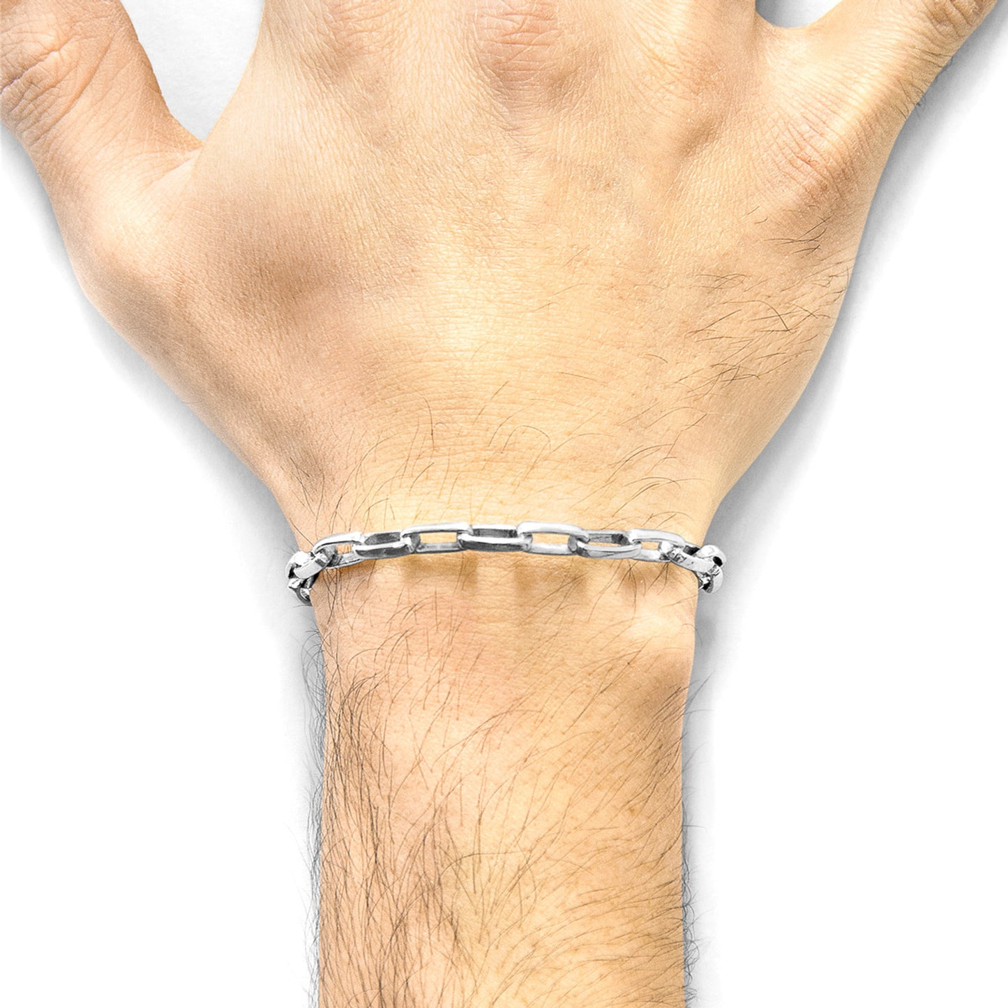 925 Sterling Silver Bangle - Chaplin Smile
