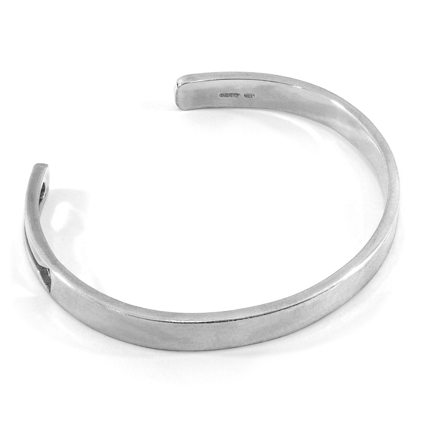 925 Sterling Silver Bangle - Majestic Spark
