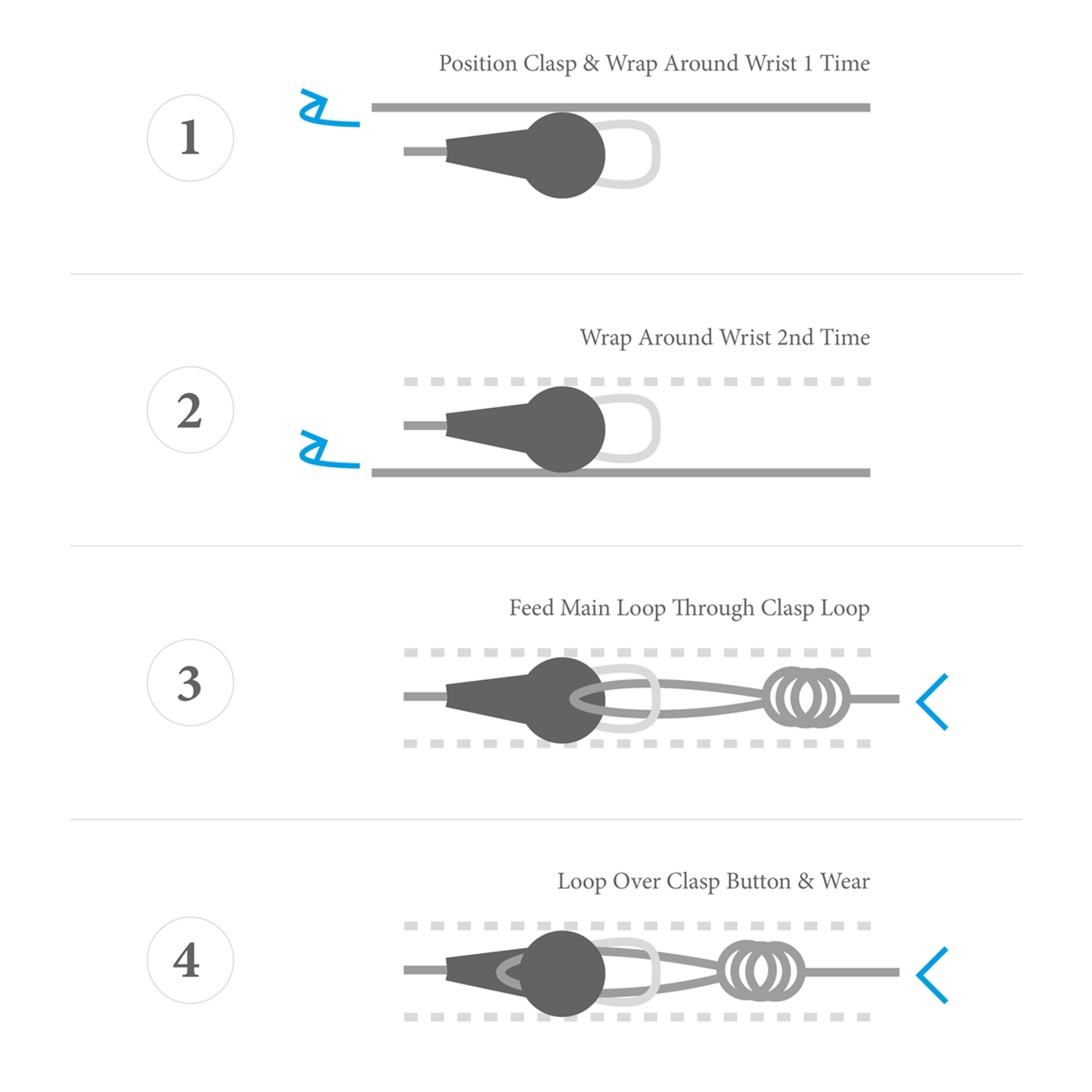 925 Sterling Silver & Natural Leather Bracelet - Ocean Link Blue