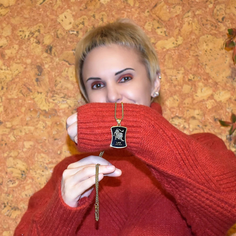 Gold Zodiac Sign Pendant