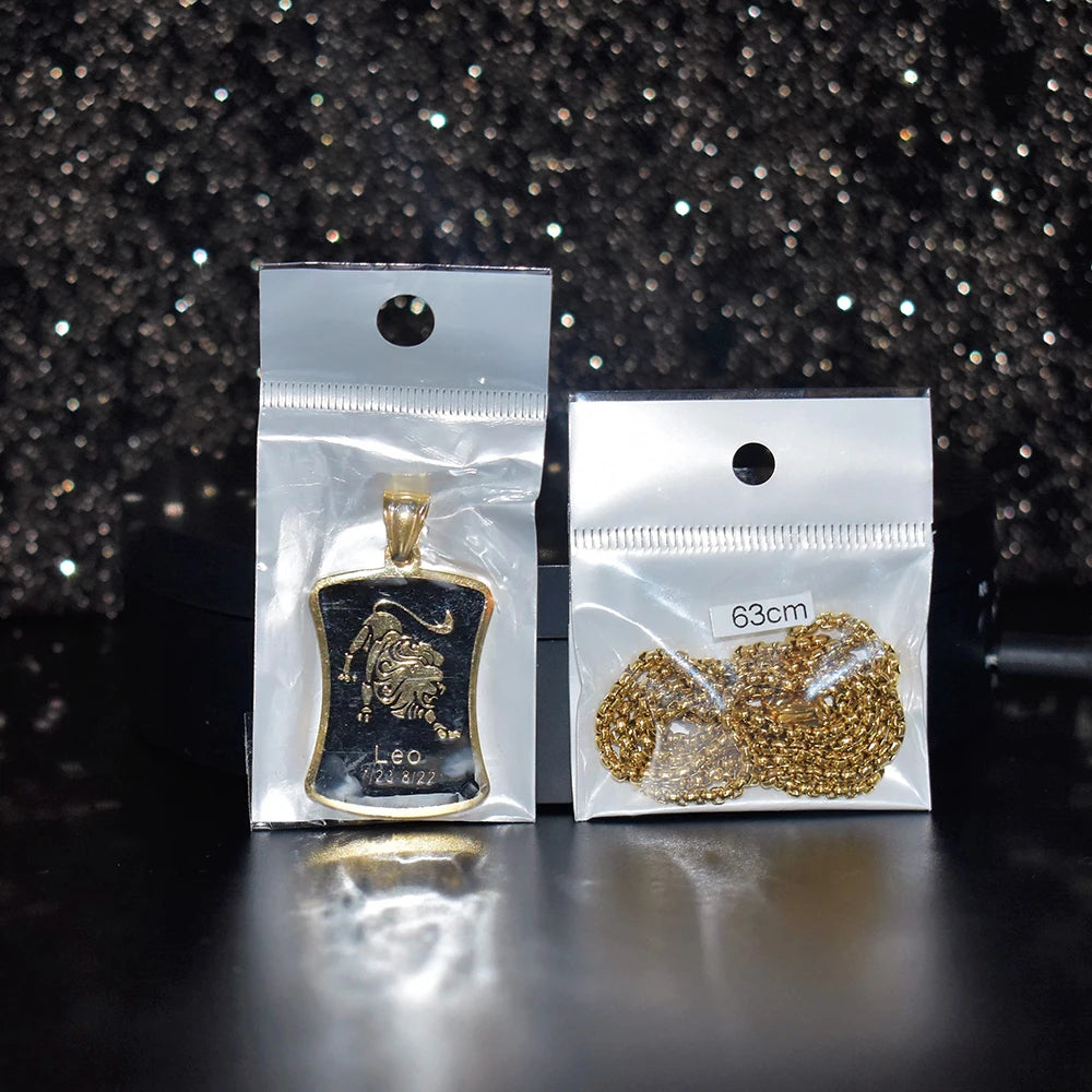 Gold Zodiac Sign Pendant