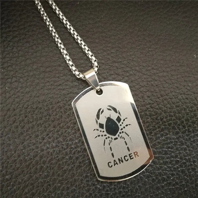 Gold Zodiac Sign Pendant