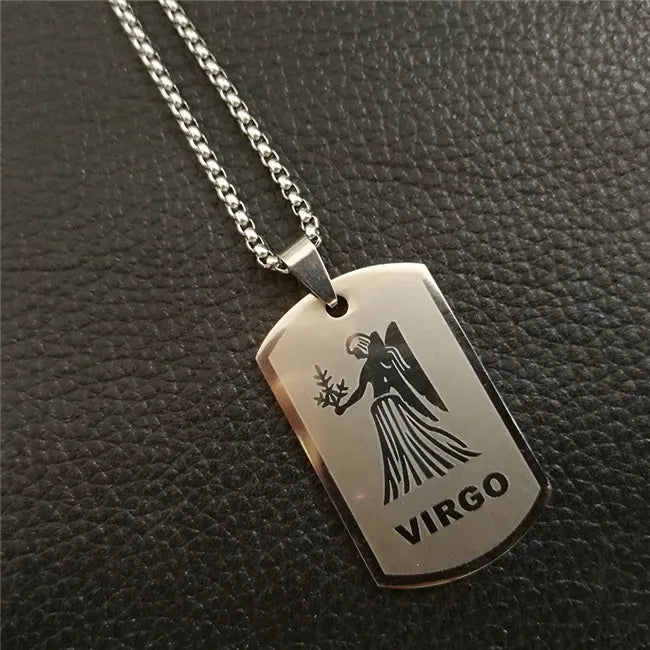 Gold Zodiac Sign Pendant