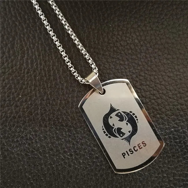 Gold Zodiac Sign Pendant