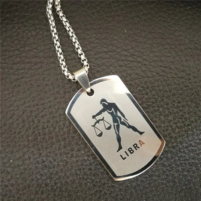 Gold Zodiac Sign Pendant