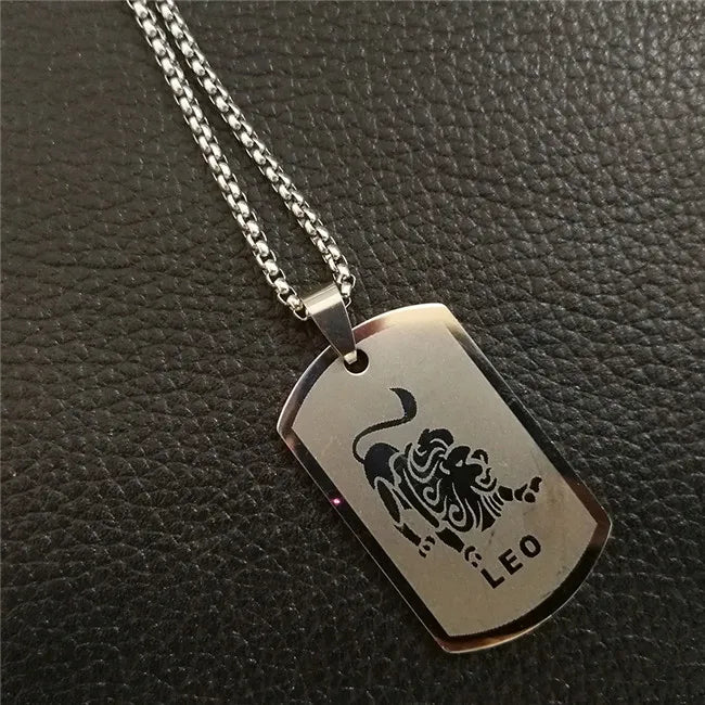 Gold Zodiac Sign Pendant