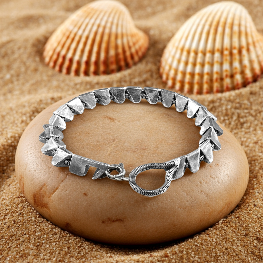 Imperium – Silver Chain Bracelet - British Handmade