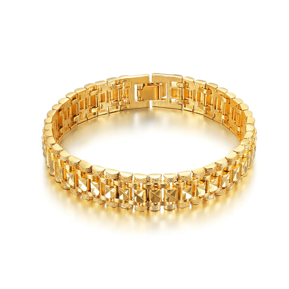 Punk Thick Chain Bracelet 8/12mm – Fashion Unisex Bangle