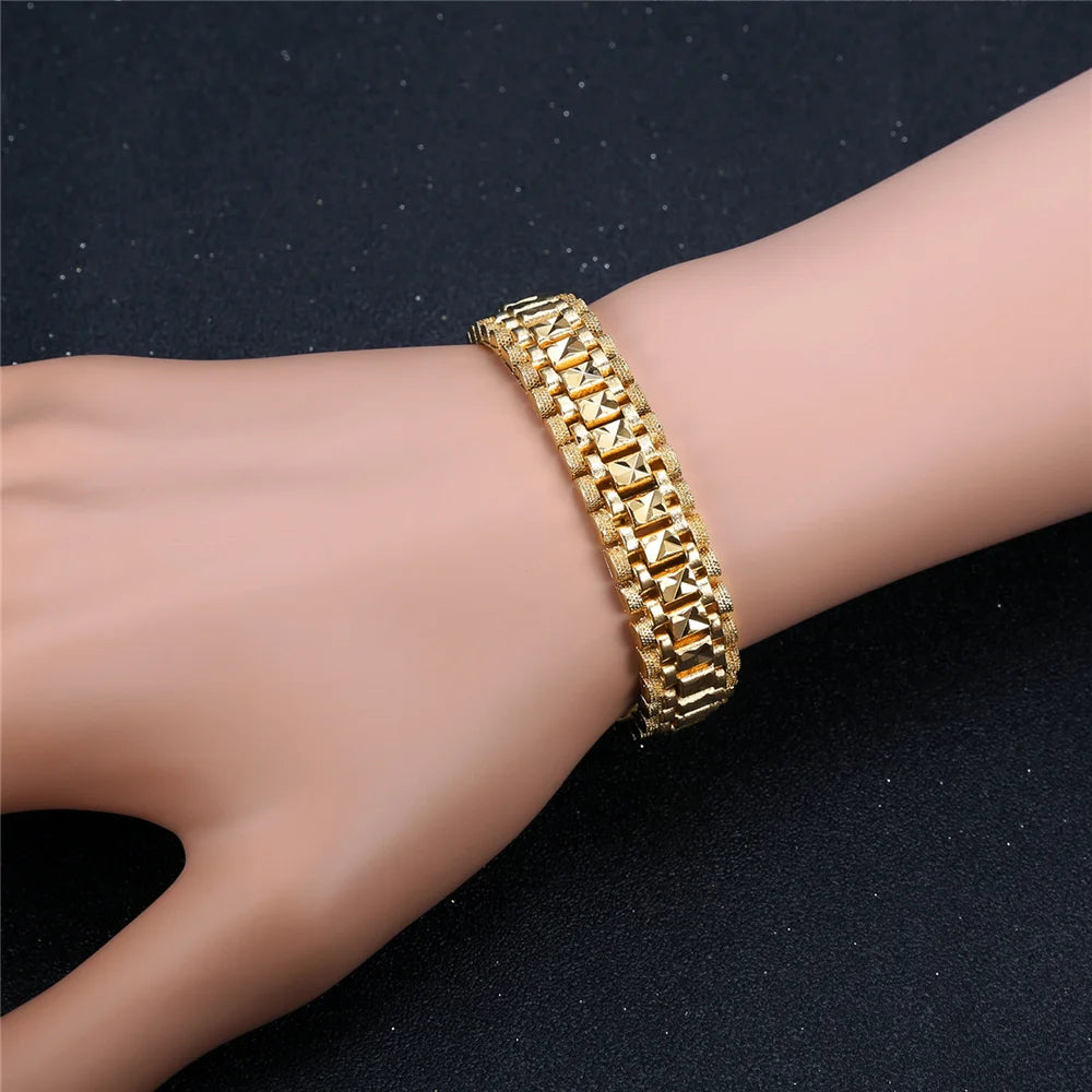 Punk Thick Chain Bracelet 8/12mm – Fashion Unisex Bangle