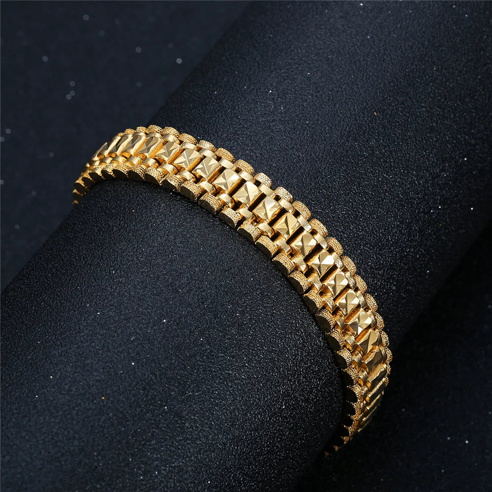 Punk Thick Chain Bracelet 8/12mm – Fashion Unisex Bangle