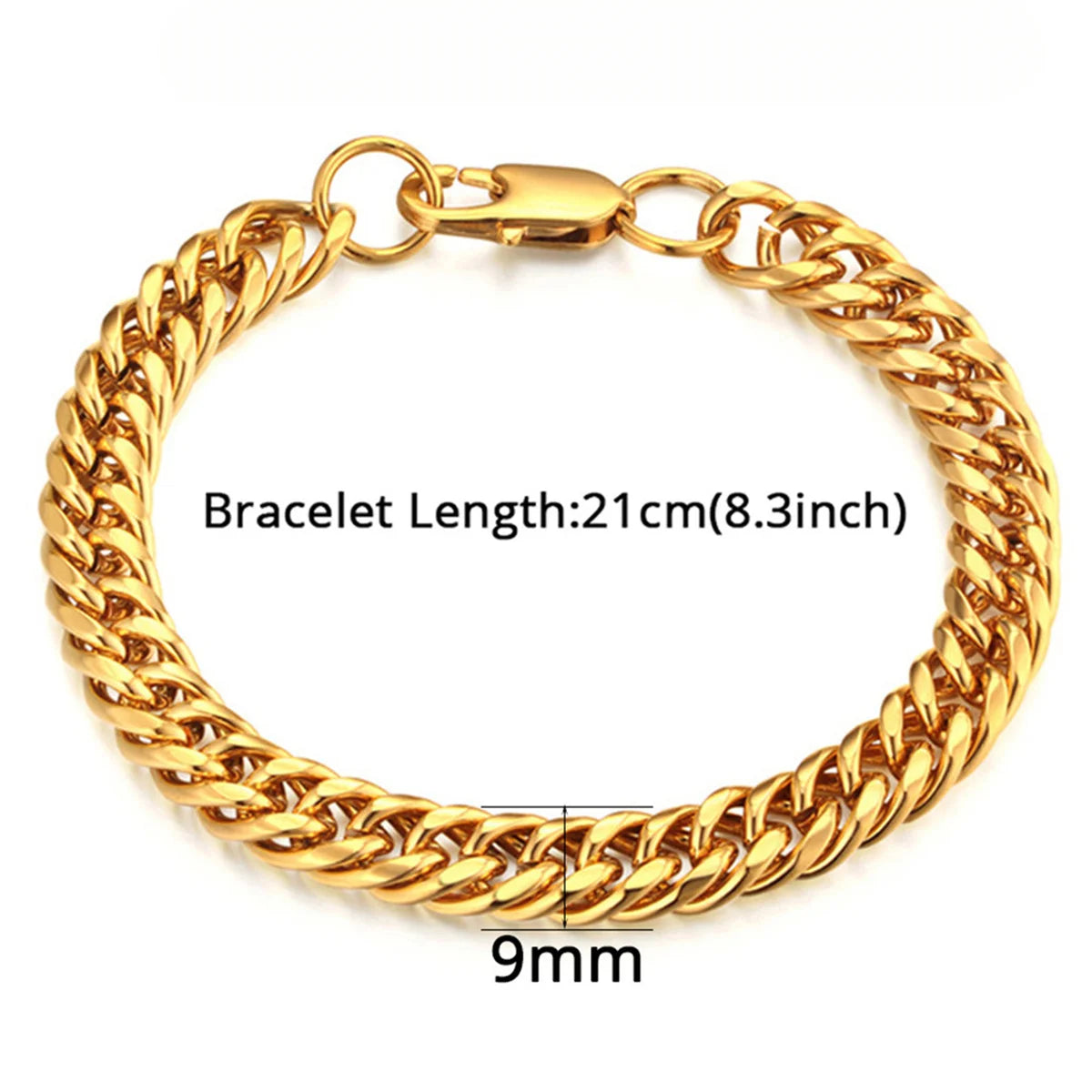 Men’s Thick Miami Cuban Chain Bracelet